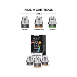 Oxva Nexlim Replacement Pods - (0.6ohm/0.8ohm/1.2ohm) 3 Pack